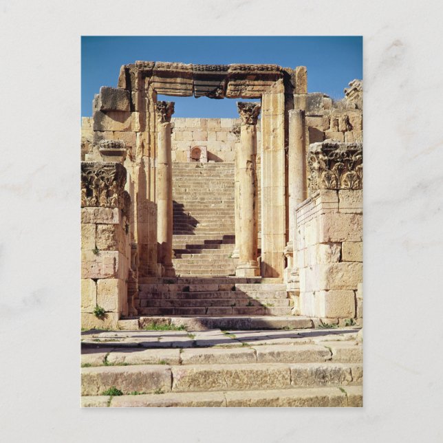 View of the entrance to the Christian Postcard (Front)