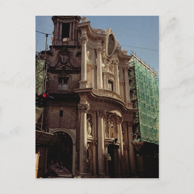 View of the exterior fa�ade postcard (Front)