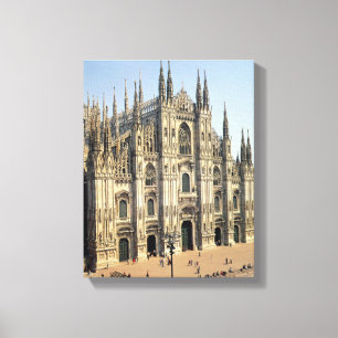 View of the facade, begun 1386 canvas print