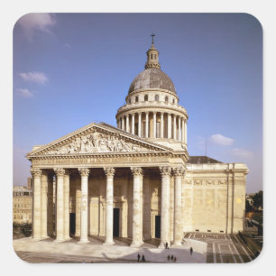 View of the facade, built 1757-90 square sticker