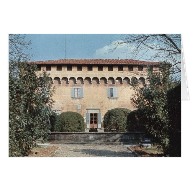 View of the facade, designed for Cosimo (Front Horizontal)