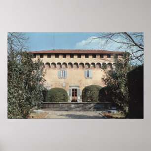 View of the facade, designed for Cosimo Poster