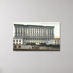 View of the Fairmont Hotel Canvas Print