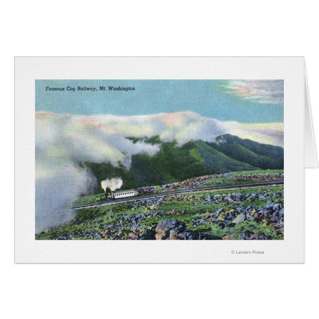 View of the Famous Cog Railway (Front Horizontal)