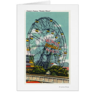 View of the Famous Wonder Ferris Wheel