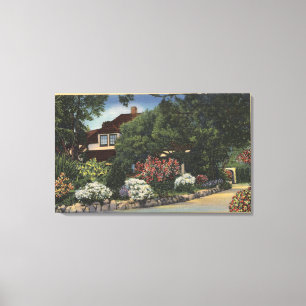 View of "the Farm," Carole Lombard's House Canvas Print