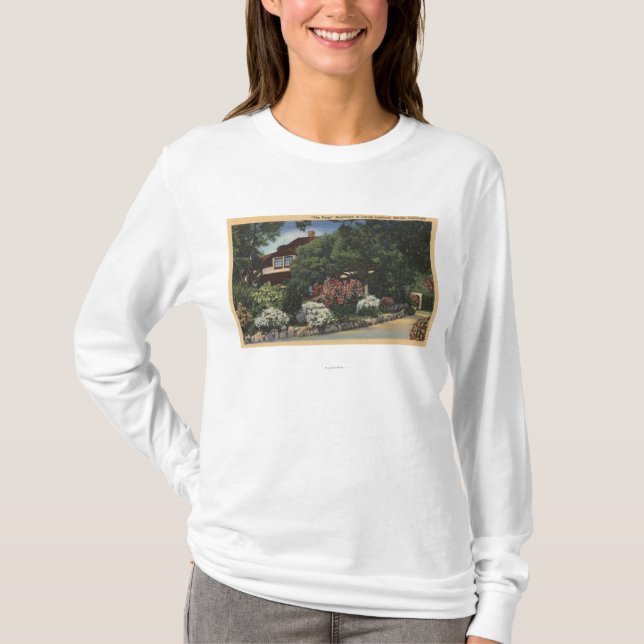 View of "the Farm," Carole Lombard's House T-Shirt (Front)