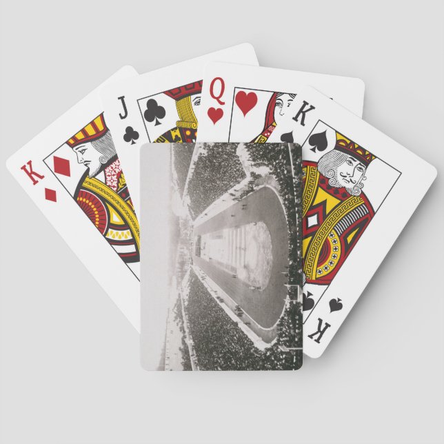 View of the first official Olympic Games in Athens Playing Cards (Back)