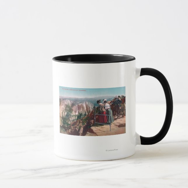 View of the Fissures and Yosemite Valley Mug (Right)
