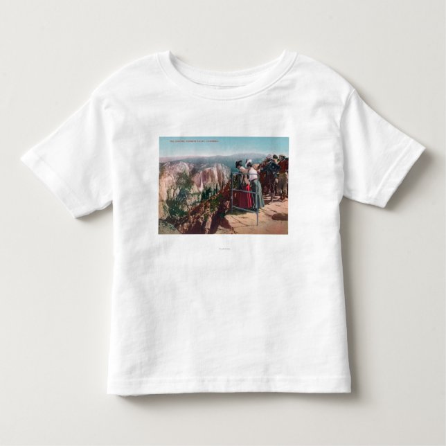 View of the Fissures and Yosemite Valley Toddler T-Shirt (Front)