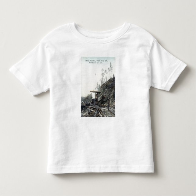 View of the Flying Maching, South ForkElk, CA Toddler T-Shirt (Front)