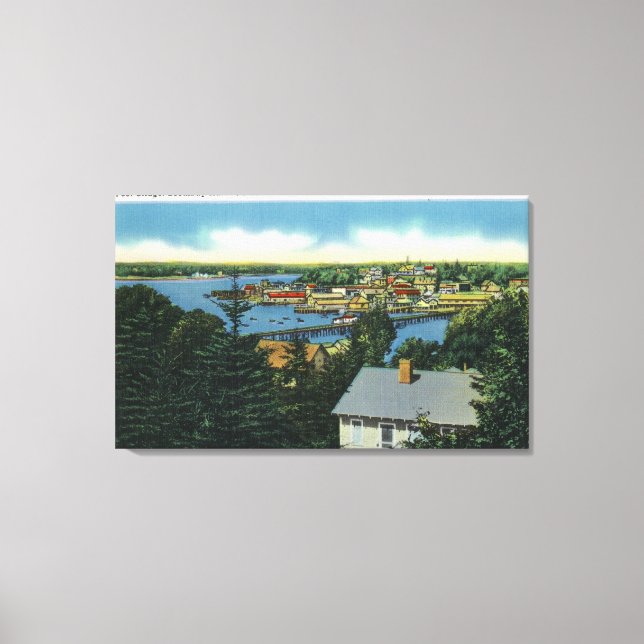 View of the Foot Bridge Canvas Print (Front)