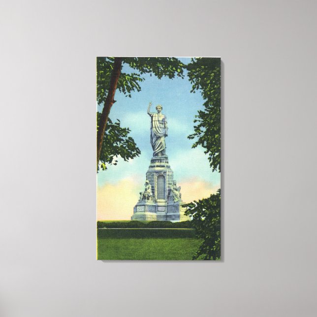 View of the Forefathers Monument # 2 Canvas Print (Front)