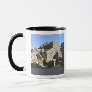 View of the fortified church built by the Knights Mug
