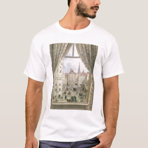 View of the Freyung, Vienna, 1825 (gouache on pape T-Shirt