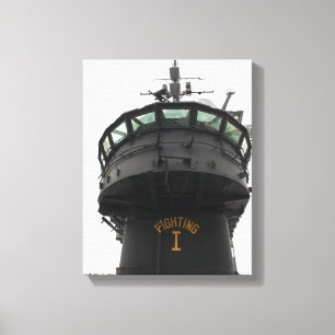 View of the front section of the superstructure canvas print