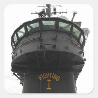 View of the front section of the superstructure