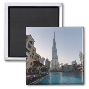 View of the futuristic architecture Burj Khalifa  Magnet