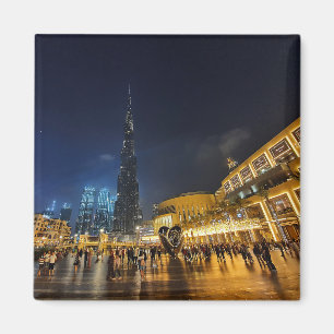 View of the futuristic architecture Burj Khalifa  Magnet