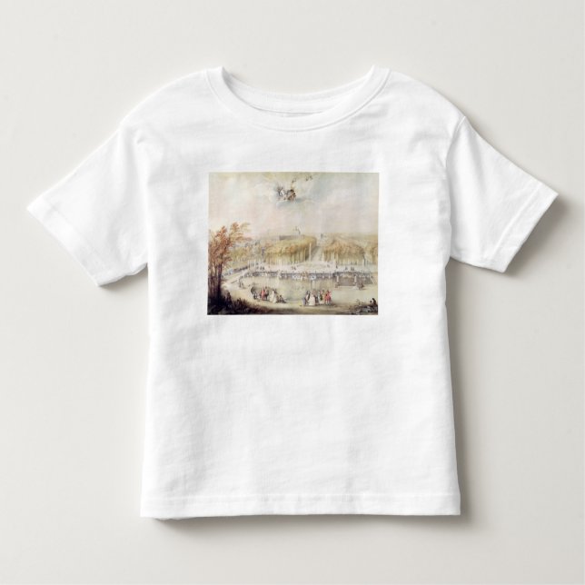 View of the Gardens and the Chateau of Versailles Toddler T-Shirt (Front)