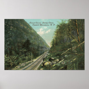 View of the Grand Canyon and Stoney Clove Poster