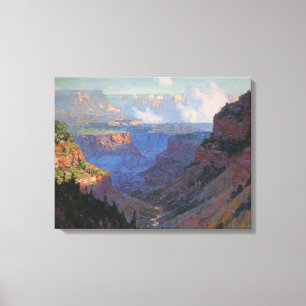 View of the Grand Canyon (by E.H. Potthast) Canvas Print