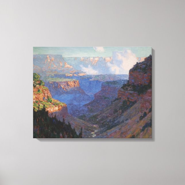 View of the Grand Canyon (by E.H. Potthast) Canvas Print (Front)