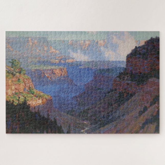 View of the Grand Canyon (by E.H. Potthast) Jigsaw Puzzle (Horizontal)