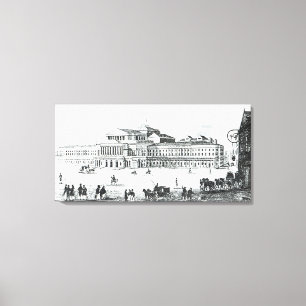 View of the Grand Theatre, Warsaw Canvas Print