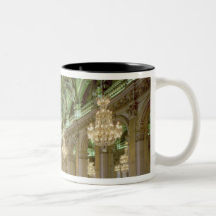 View of the Grande Salle des Fetes, after 1871 Two-Tone Coffee Mug
