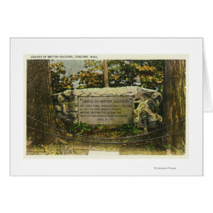 View of the Grave of British Soldiers