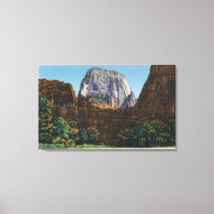 View of the Great White Throne Canvas Print