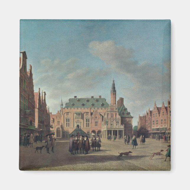 View of the Grote Markt in Haarlem Magnet (Front)