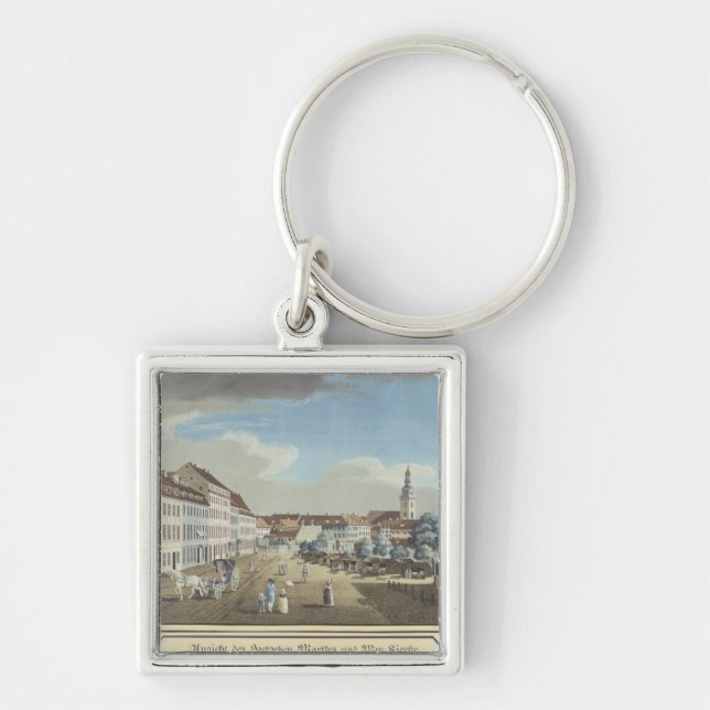 View of the Hackescher Markt Key Ring (Front)