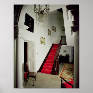 View of the hall and staircase poster