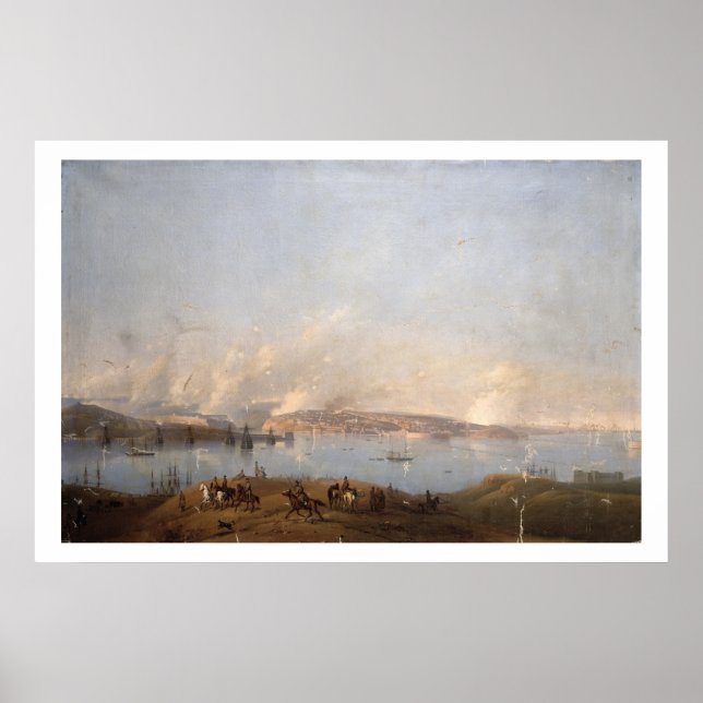 View of the Harbour of Sebastopol during the Crime Poster (Front)