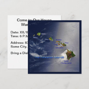 View of the Hawaiian Islands Invitation