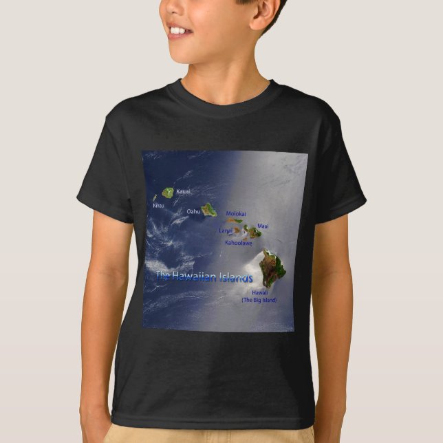 View of the Hawaiian Islands T-Shirt (Front)