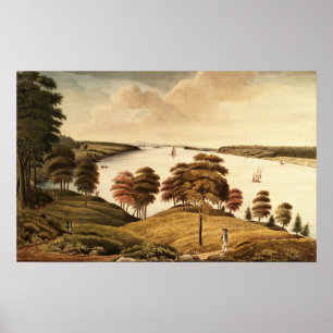 View of the Hudson River from Fort Knyphansen Poster
