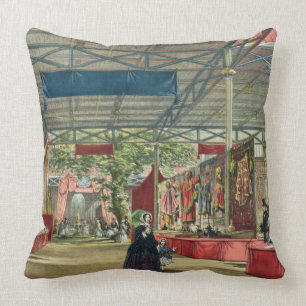 View of the India section of the Great Exhibition Cushion