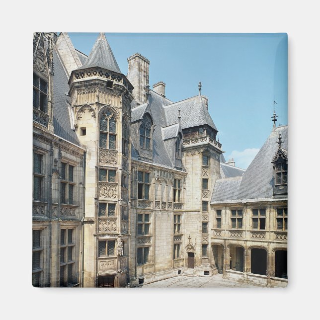 View of the interior courtyard, 1443-51 magnet (Front)