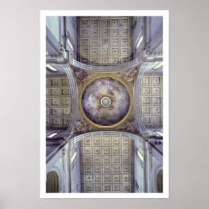 View of the interior of the cupola, built in 1425- poster