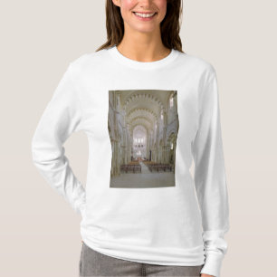 View of the interior of the nave, c.1120-50 T-Shirt