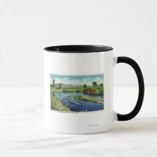 View of the Israel River & the Presidential Rang Mug