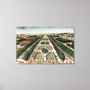View of the Jardin des Plantes Canvas Print