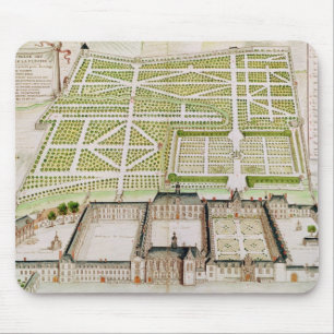 View of the Jesuit College in La Fleche, 1655 Mouse Pad