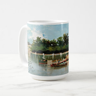 View of the Jetty   Joaquín Sorolla Coffee Mug