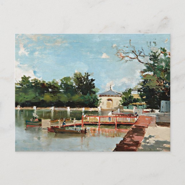 View of the Jetty | Joaquín Sorolla Postcard (Front)