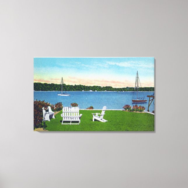 View of the Lake Canvas Print (Front)
