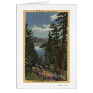 View of the Lake through the Pines # 2